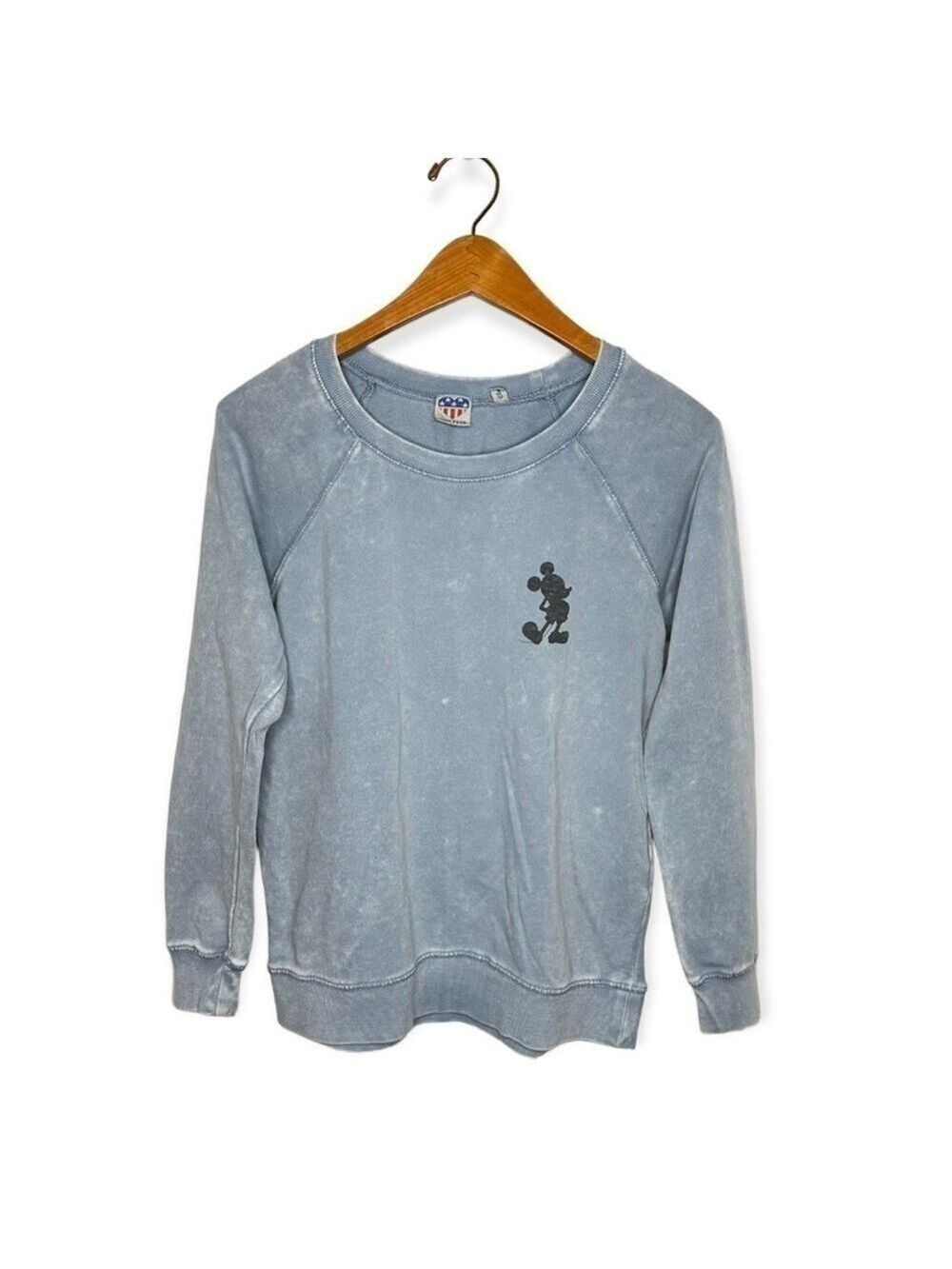 Junk Food Crew Neck Mickey Mouse Long Sleeve Sweatshirt Women’s Size M